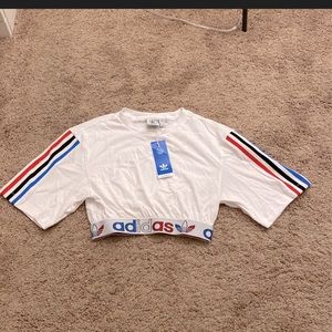 New with tags adidas crop top